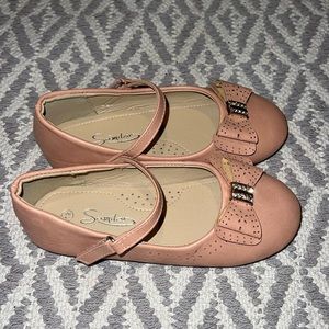 Girls Mary Jane Shoes Blush size 11